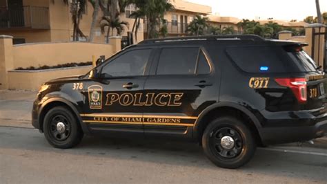 Miami gardens police department - Miami Gardens Police officials said officers responded just before midnight to a parking lot in the 19400 block of Northwest 27th Avenue, across the street from the stadium, after receiving ...